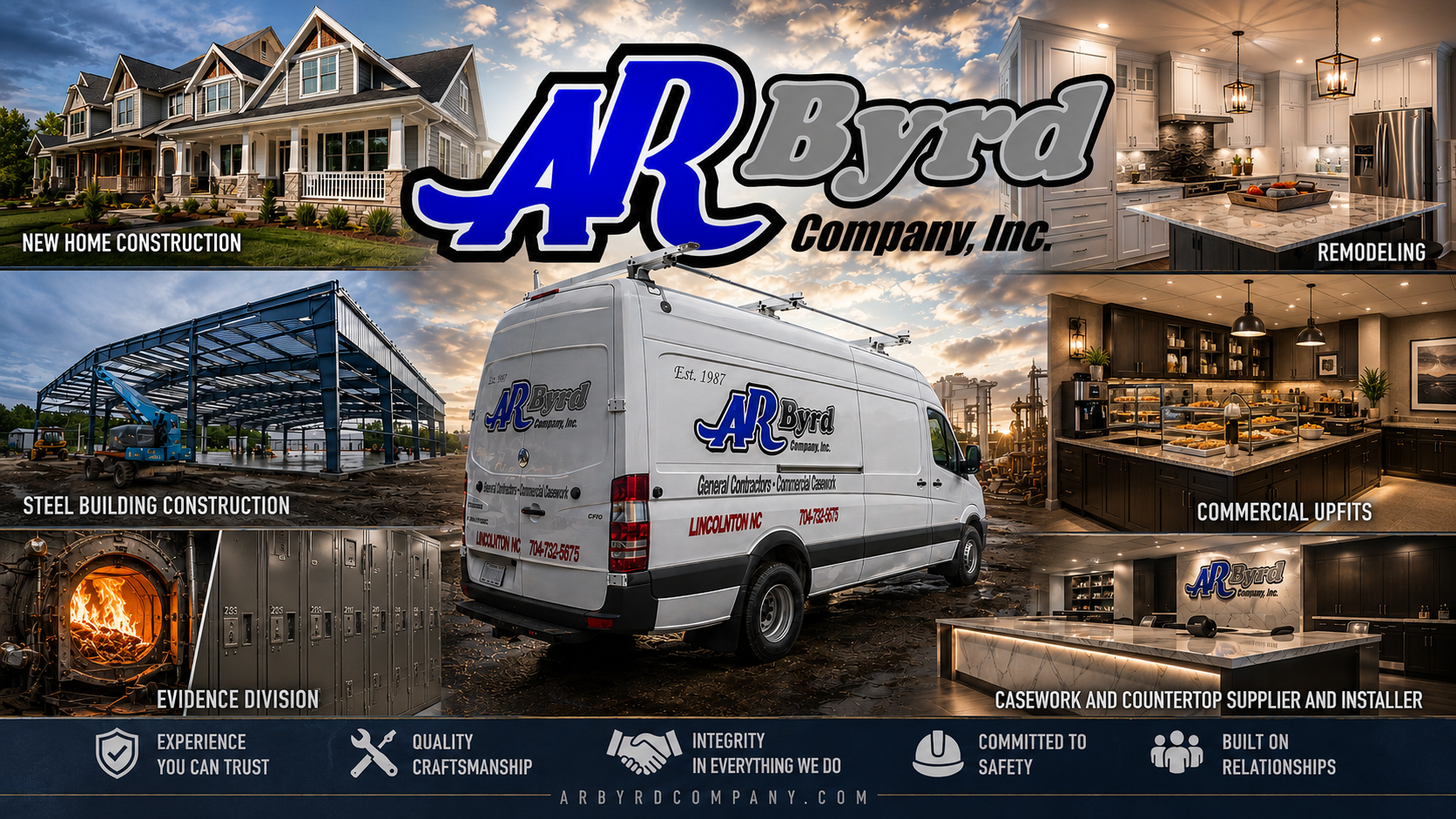 AR Byrd Company, Inc. — General Contractors and Commercial Casework, Lincolnton NC