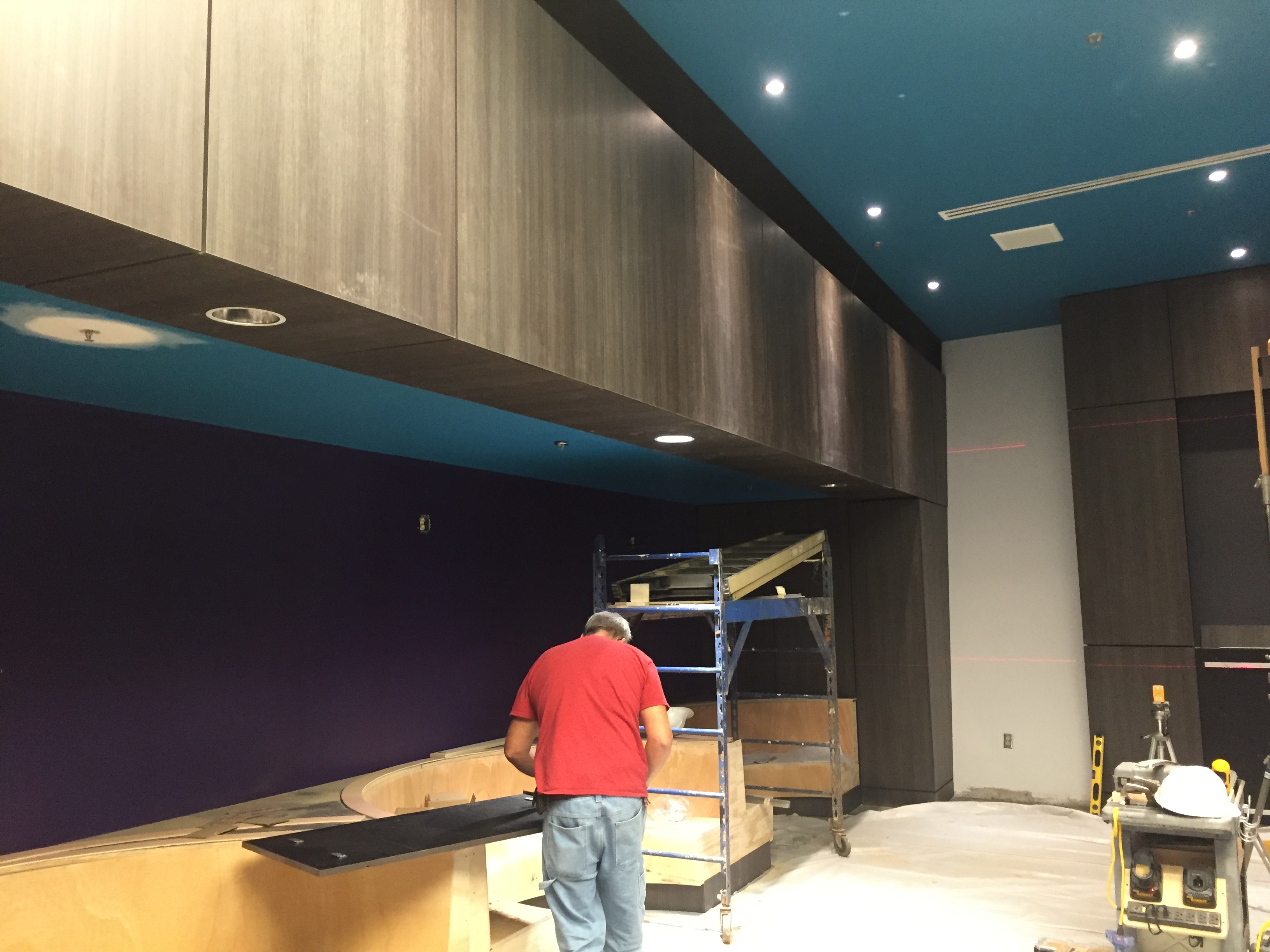 Commercial interior remodel in progress, AR Byrd Company